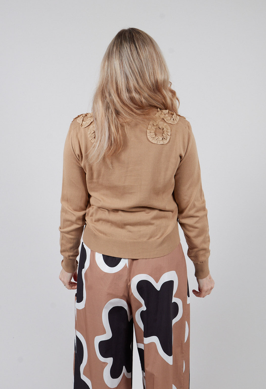 Long Sleeved Cardigan in Lark
