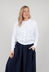 Long Sleeved Cardigan in Off White
