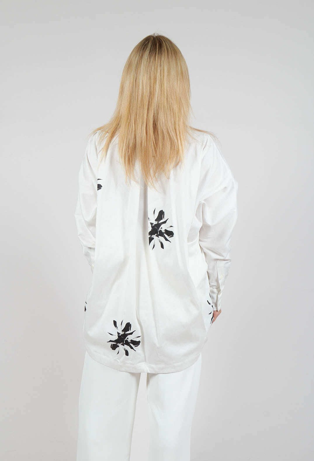 Long-Sleeved Shirt in Bianco