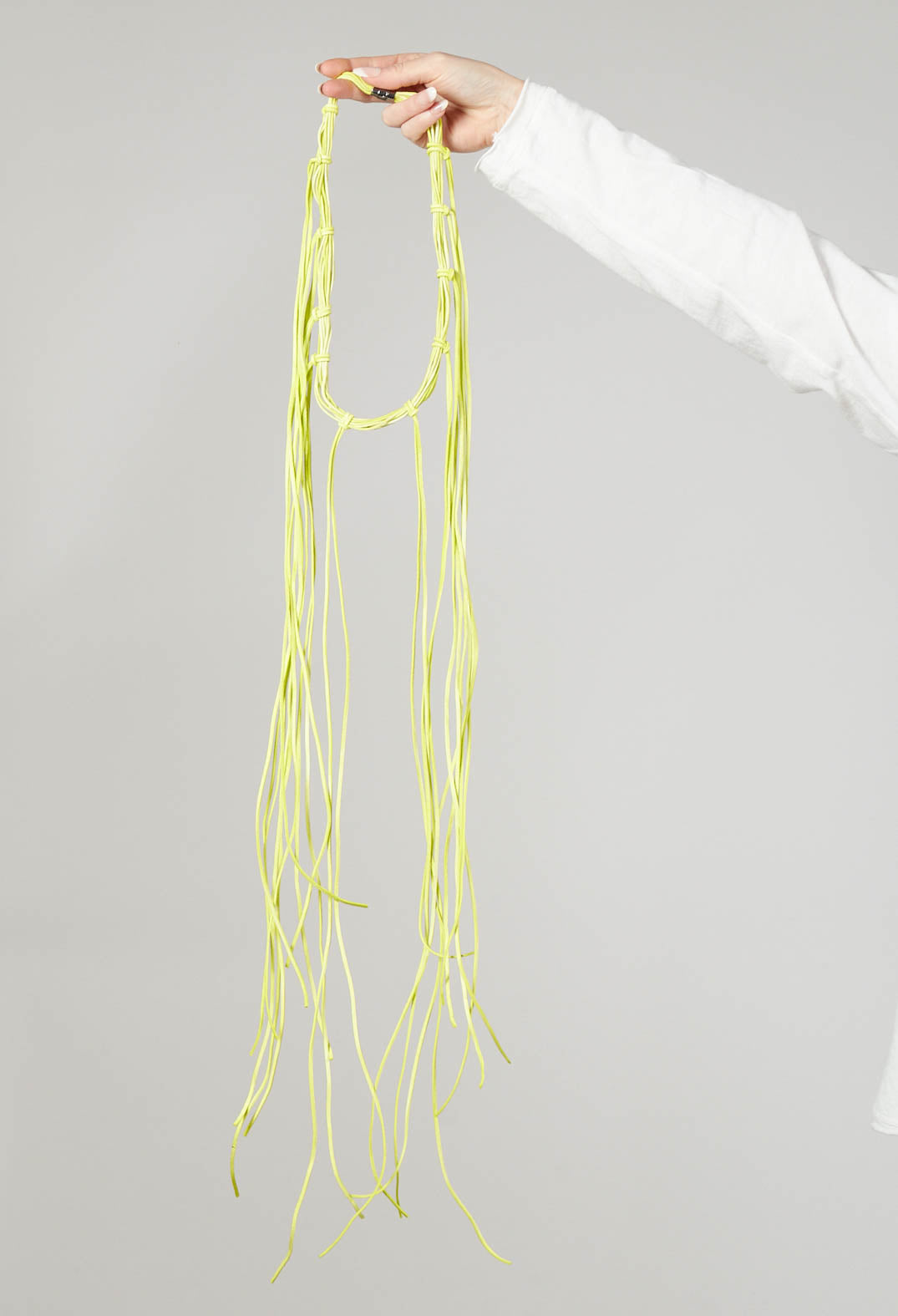 Long String Choker in Lime