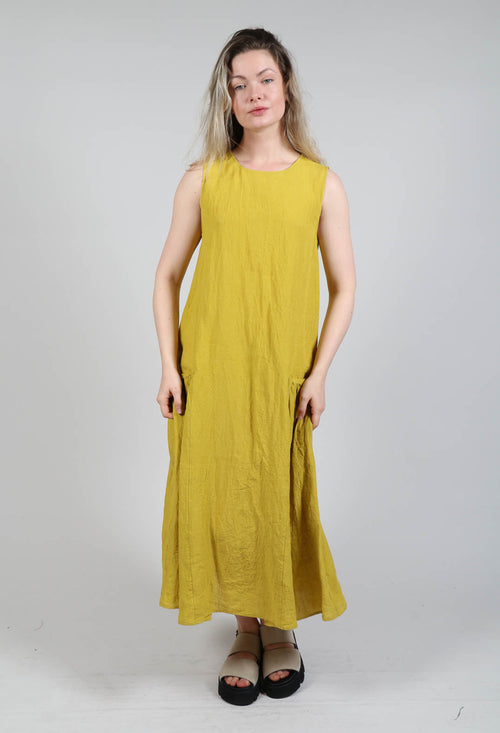 Longline Dress in Saffron