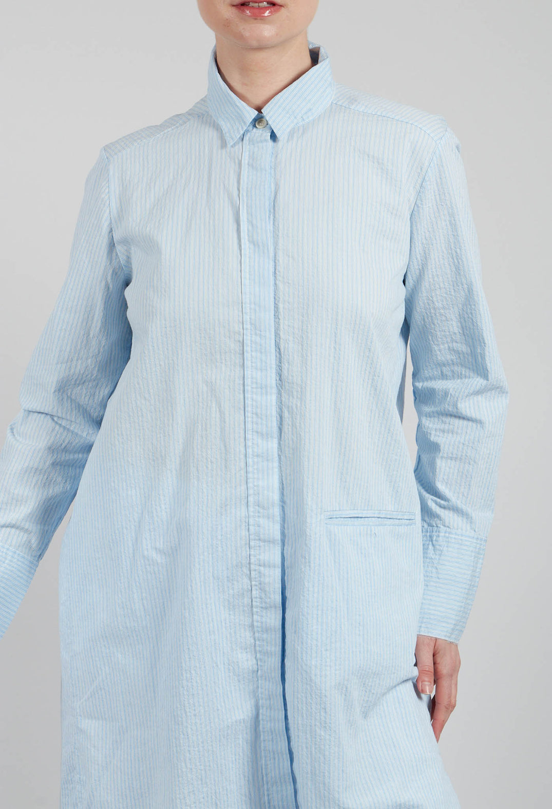 Longline Shirt in Stripe