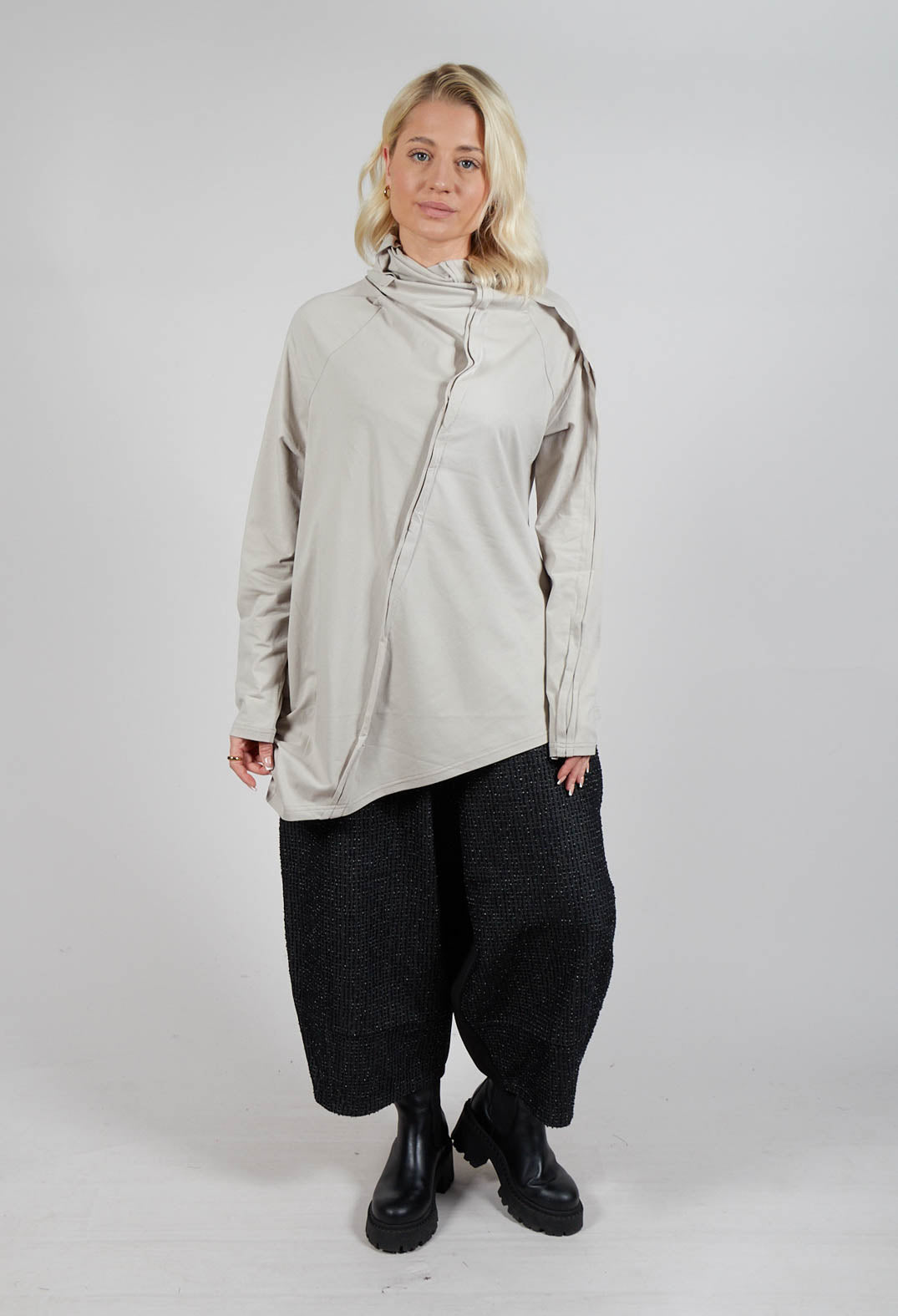 Longline Structred Top in Beige