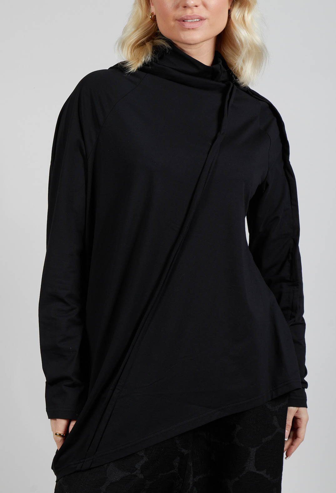 Longline Structred Top in Black