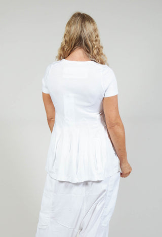 Longline T-Shirt in White