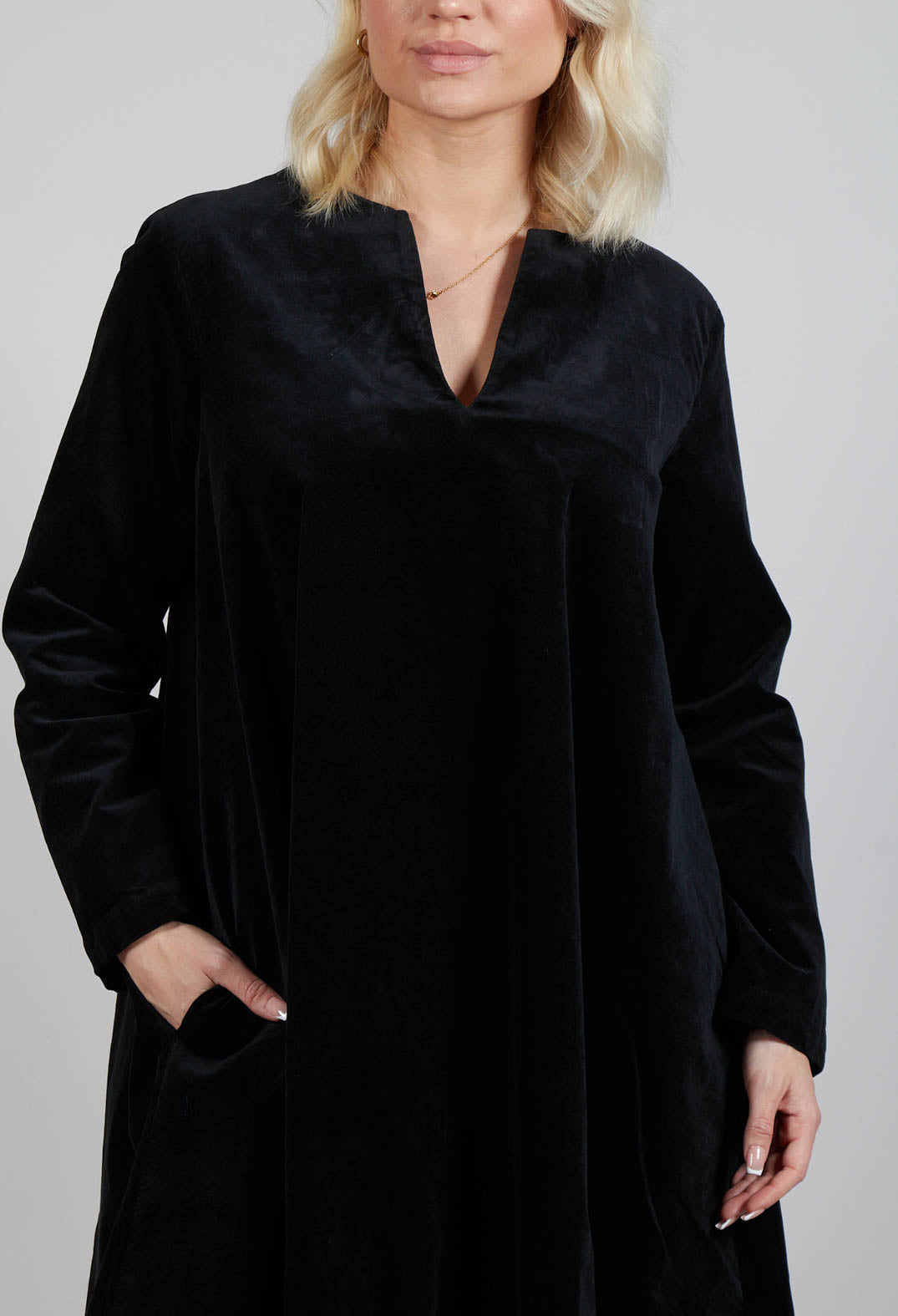 Longline Tunic in Black