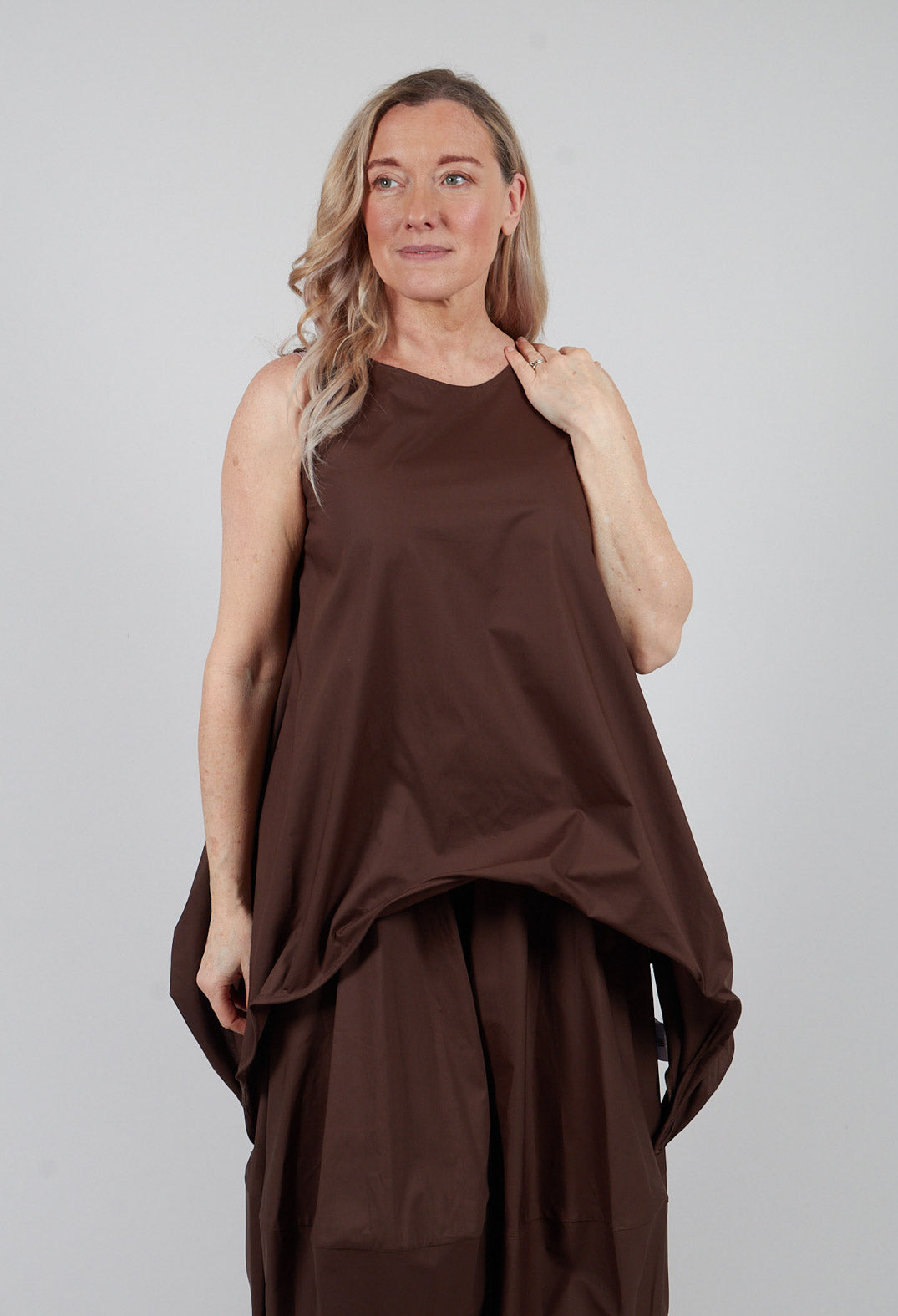 Longline Tunic in Oyster
