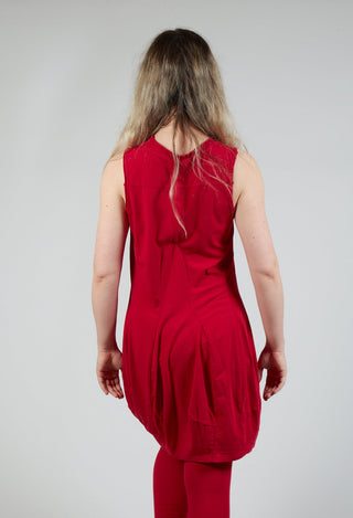 Longline Vest Top in Chili