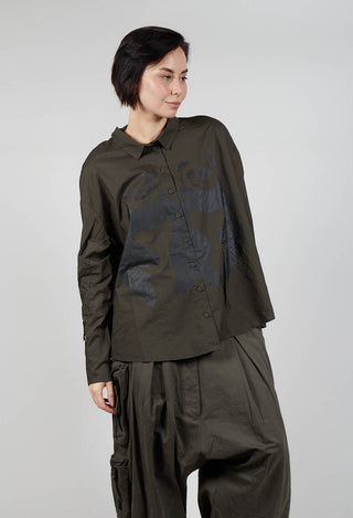 Loose Fit Shirt in Jungle Print