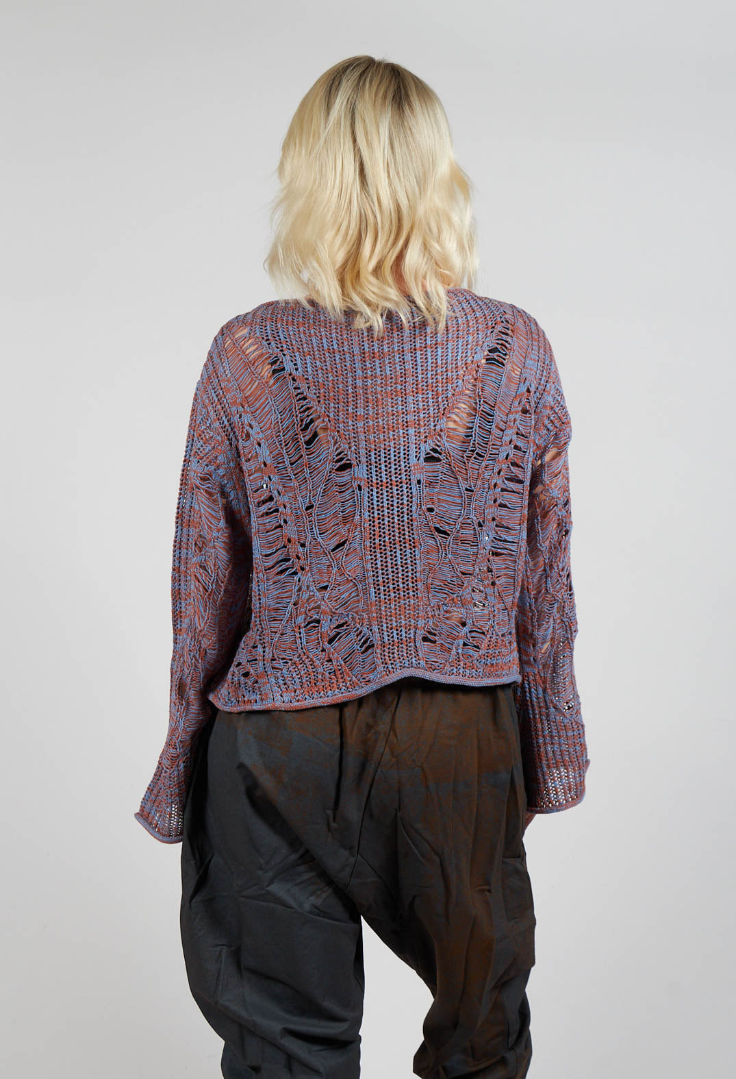 Loose Knit Jumper in Purple