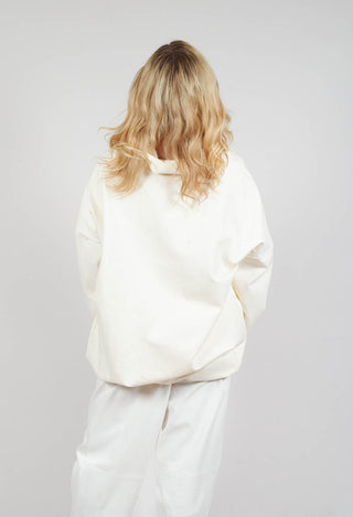 Lucia Jersey Jumper in Latte