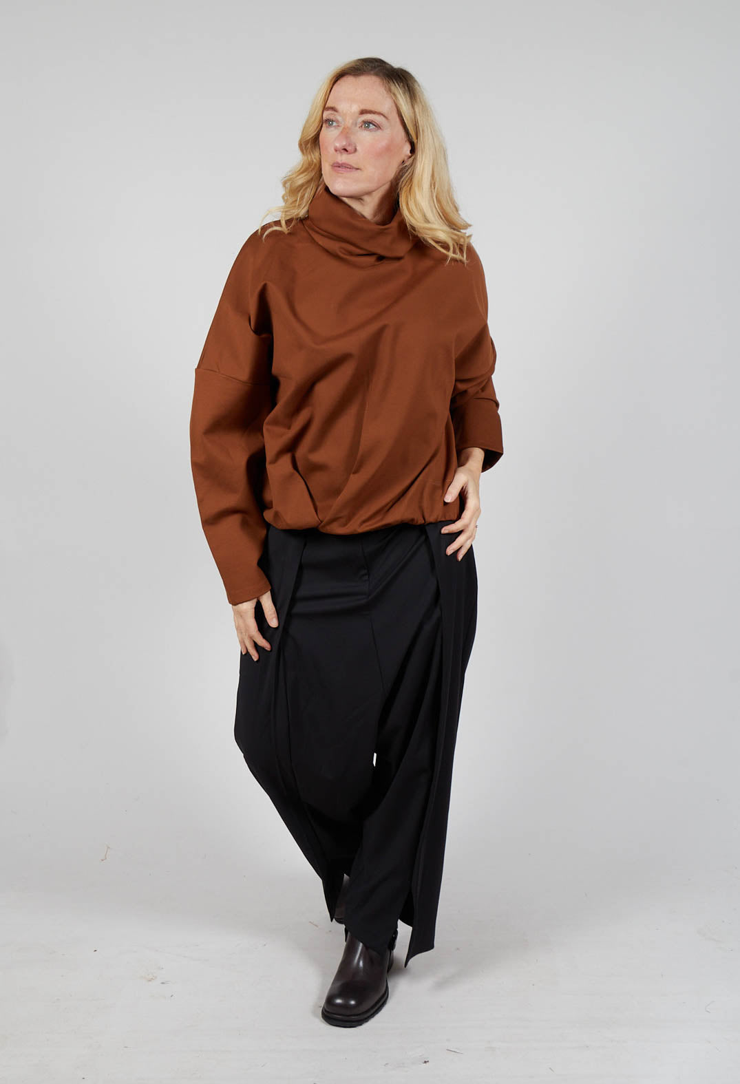 Lucia Jumper in Cuoio