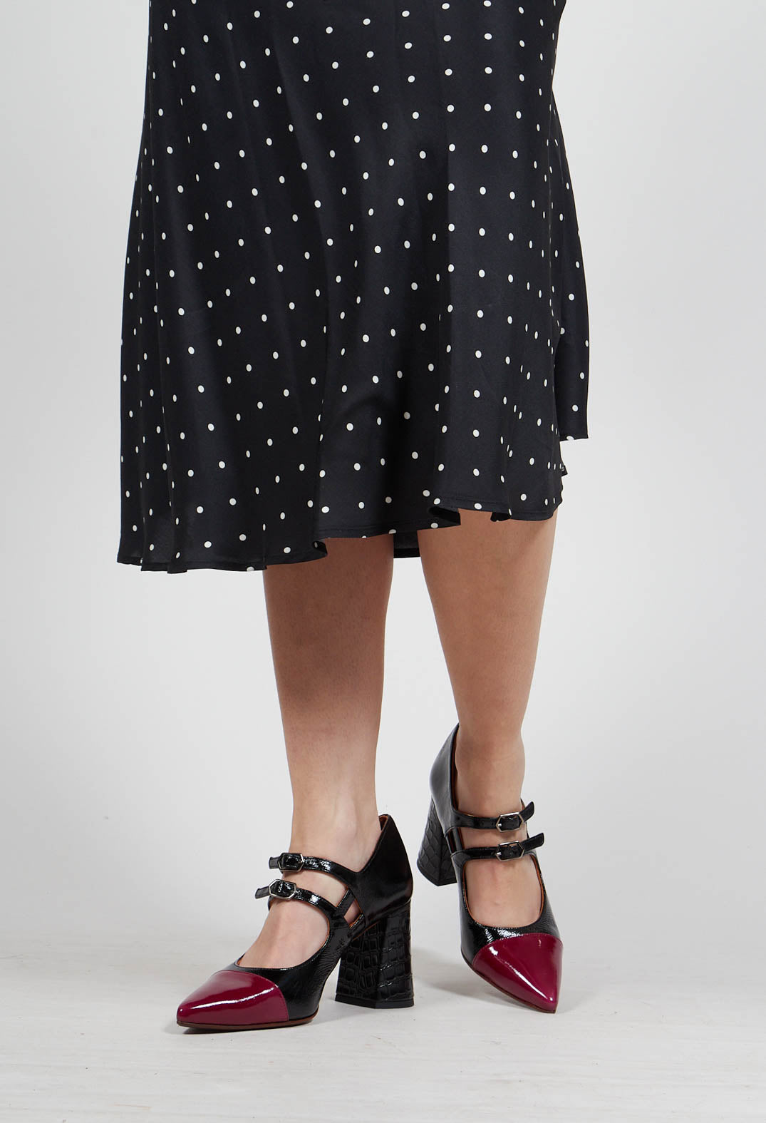 Lumila Heels in Sucre Granate