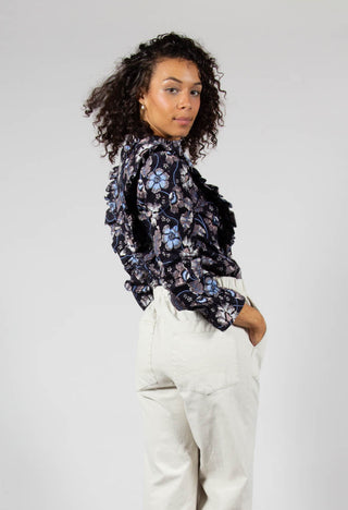 Melody (co) Shirt with Ruffles