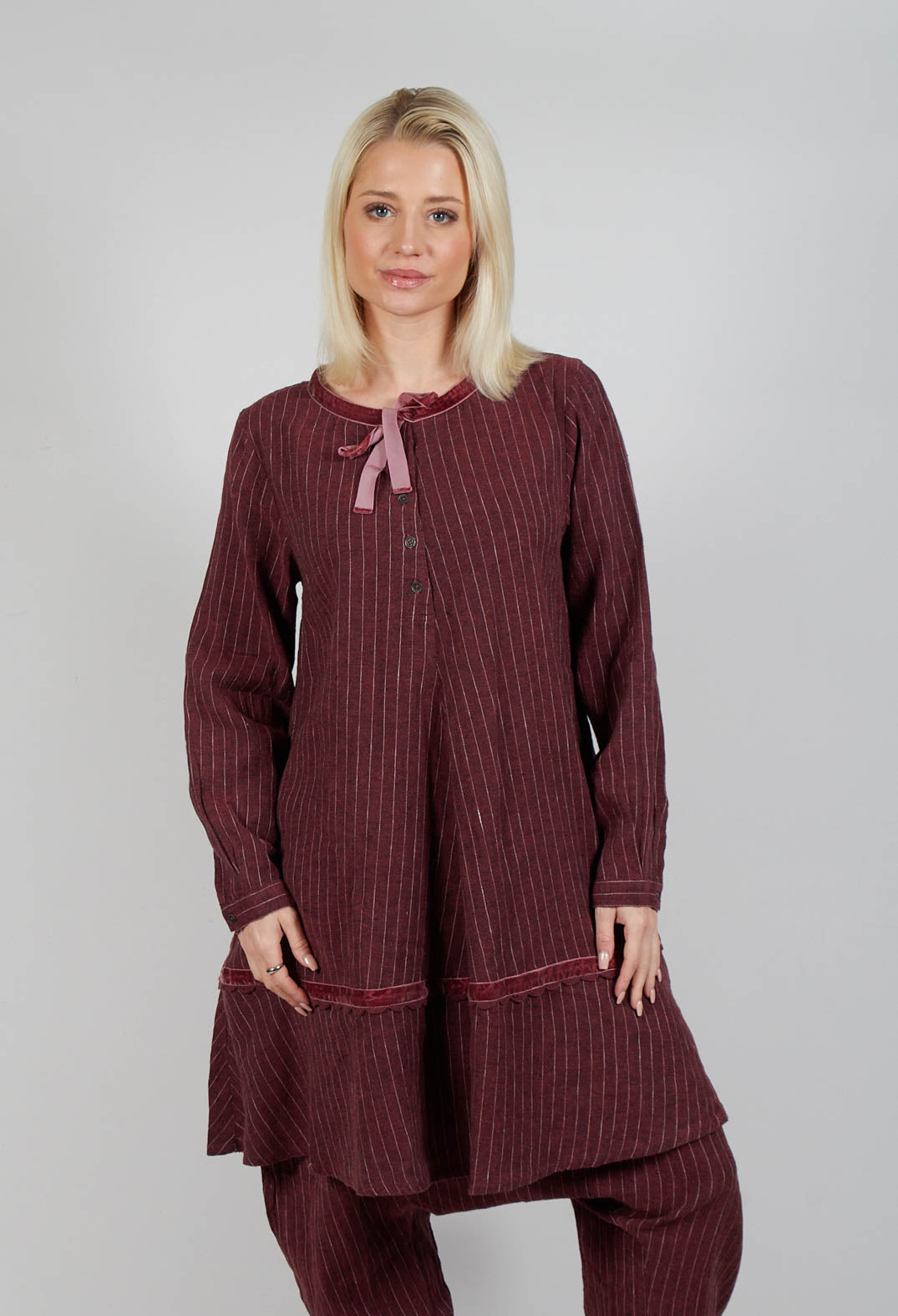 Madde Tunic in Burgundy