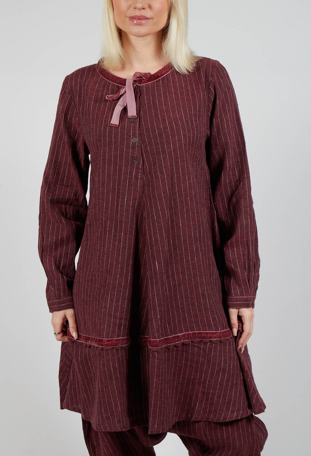 Madde Tunic in Burgundy