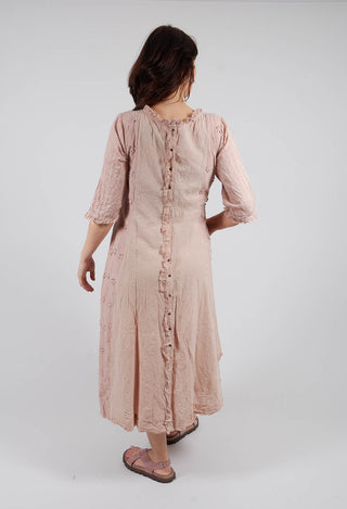 Maina Dress in Broderie Rose