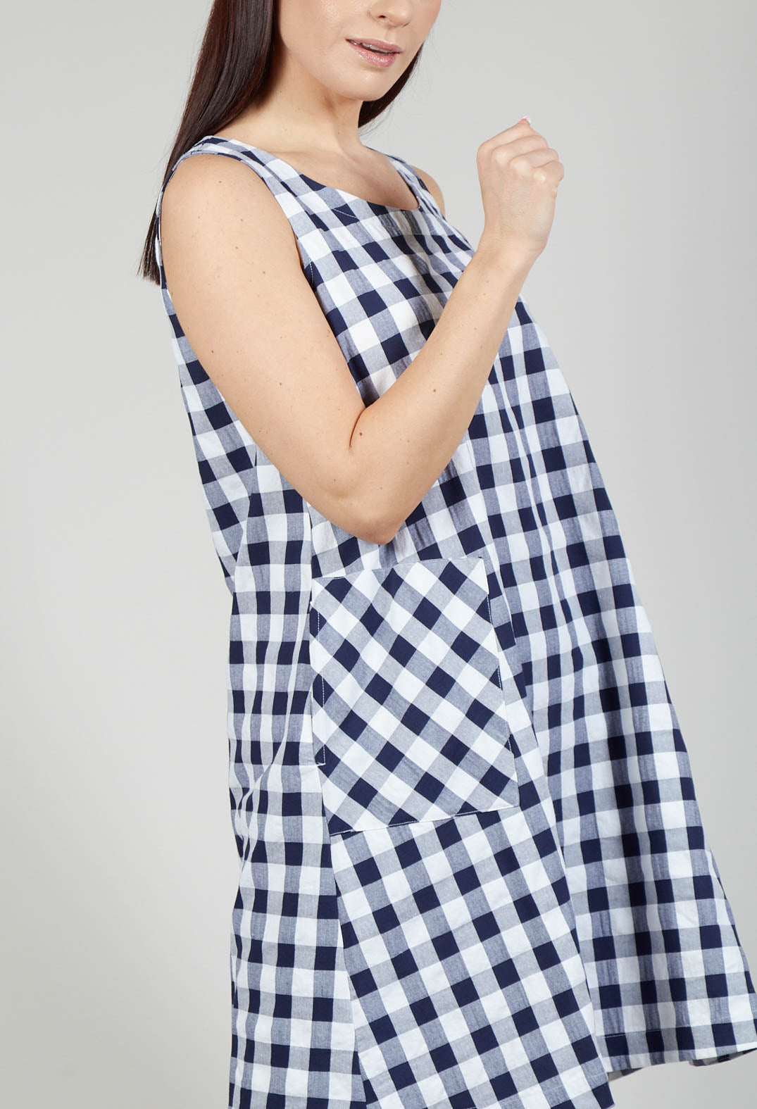 Mamba Dress in Azur Big Check