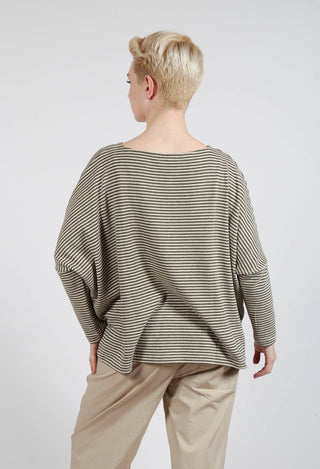 Martis Jumper in Alga Stripe