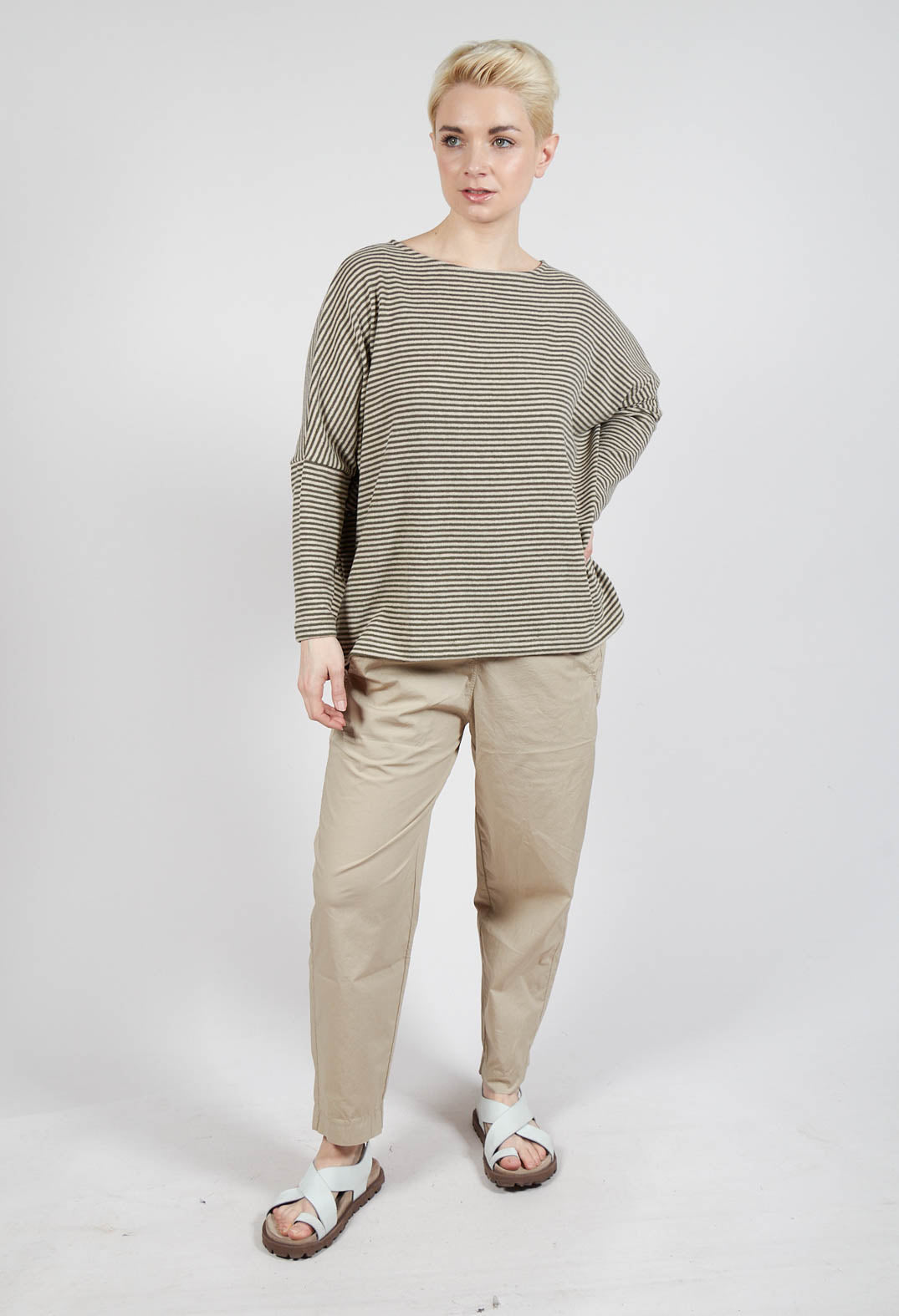 Martis Jumper in Alga Stripe