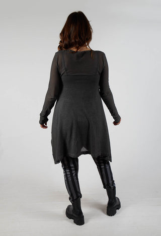 Mesh Bat Jacket in Asphalt