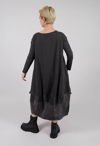 Metti Tsant Check Dress  in Antracite