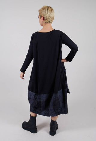 Metti Tsant Check Dress  in Notte