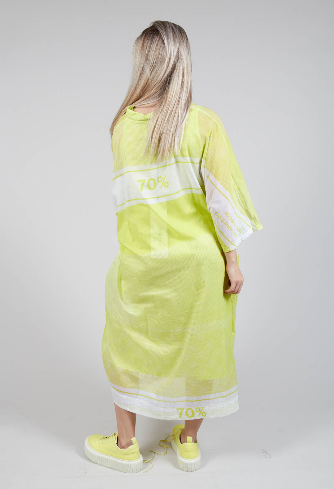 Midi Cotton Shirt Dress in Sun Print