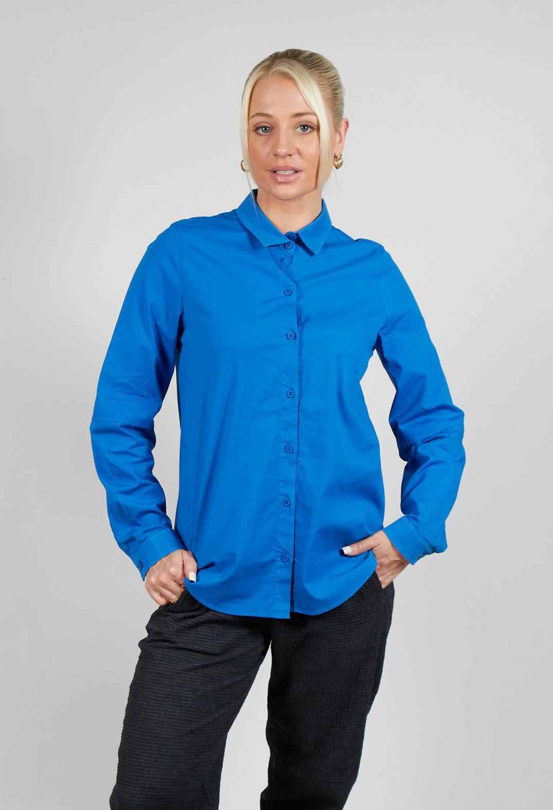 Mikumi Blouse in Cobalt