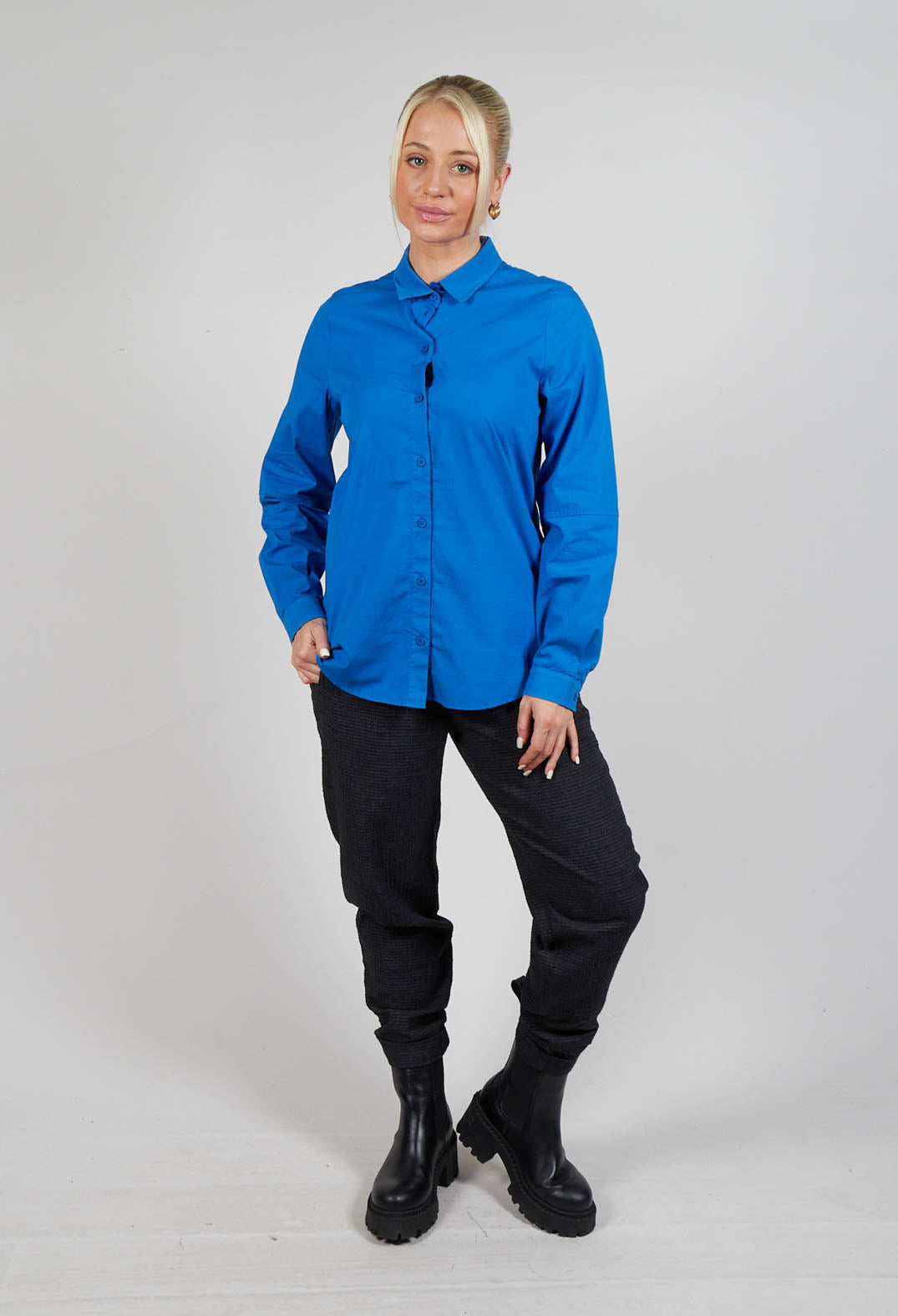 Mikumi Blouse in Cobalt