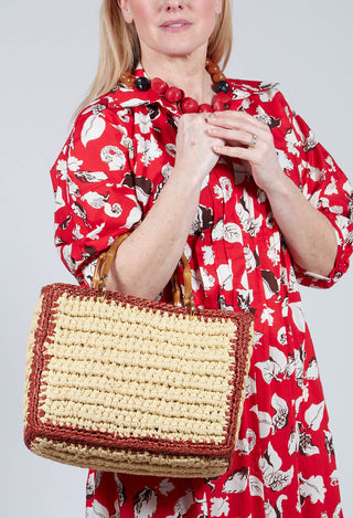 Milos Crochet Bag in Cream