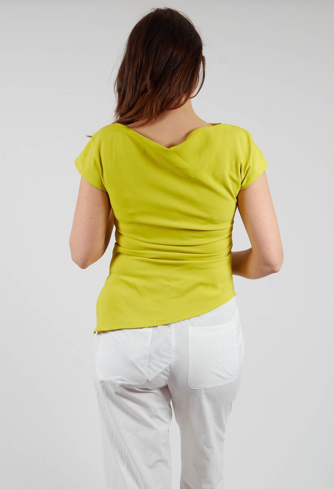 Mira Draped Top in Citrine
