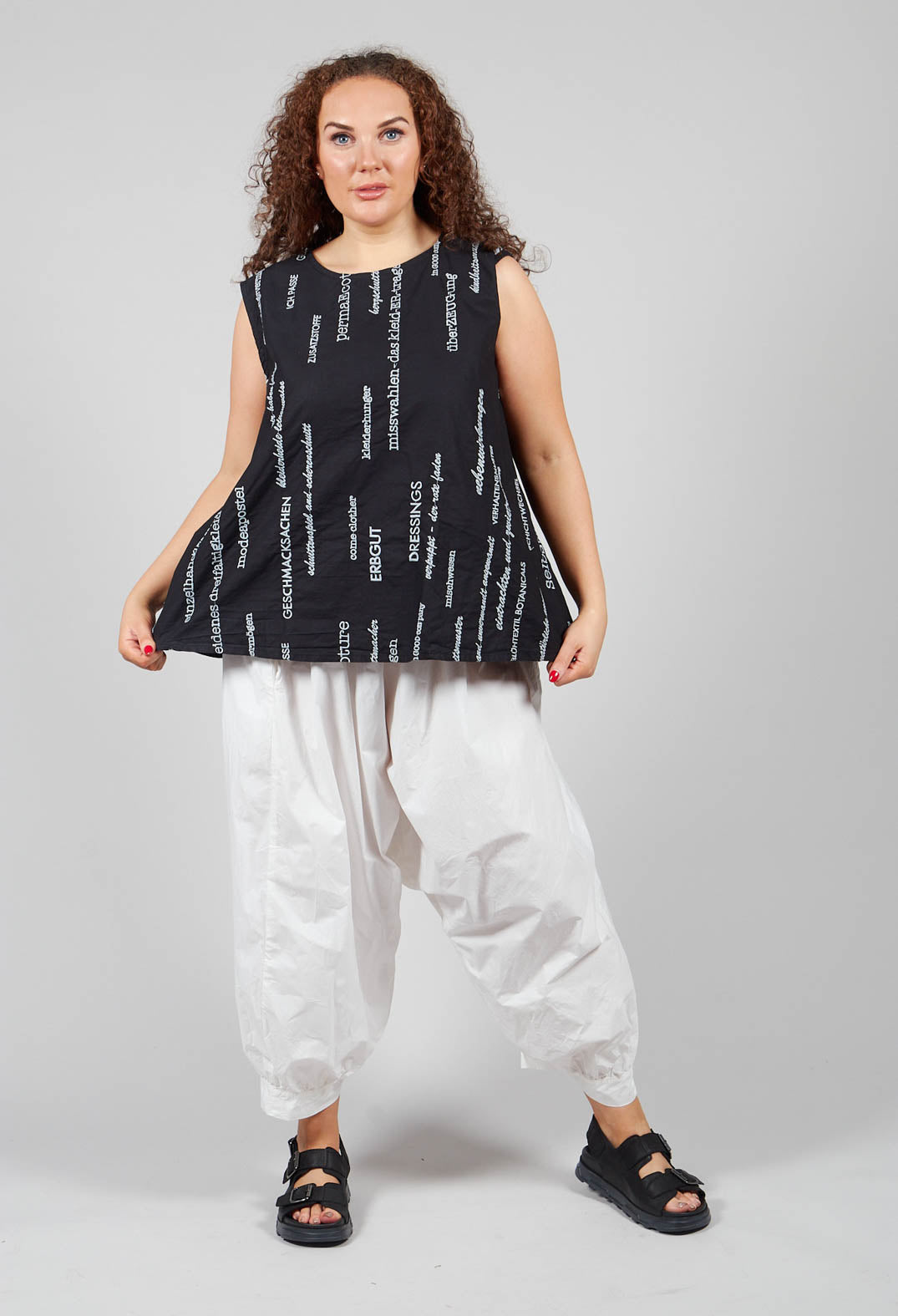 Mischweise Top in Kaviar
