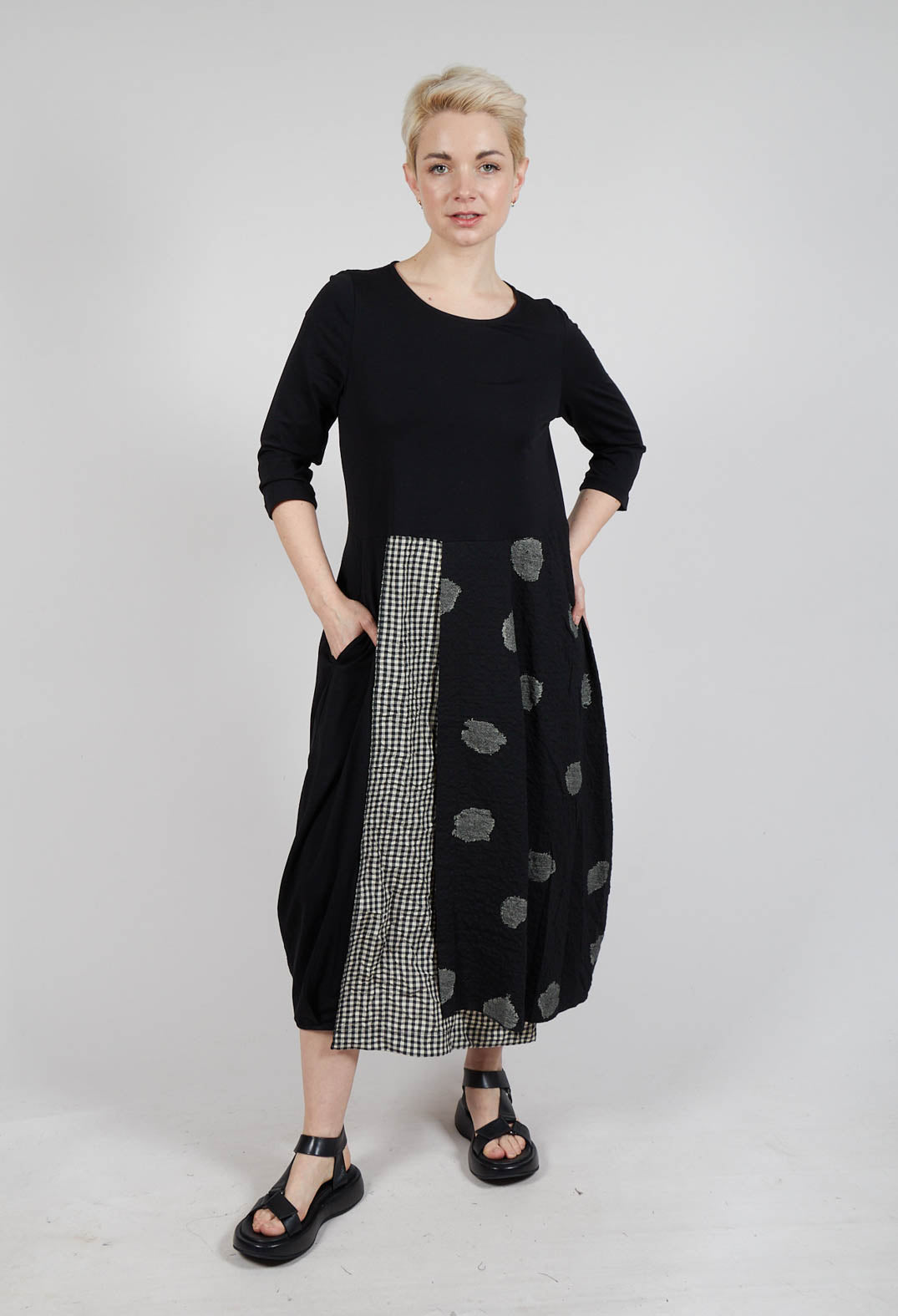 Mosso Dress in Nero