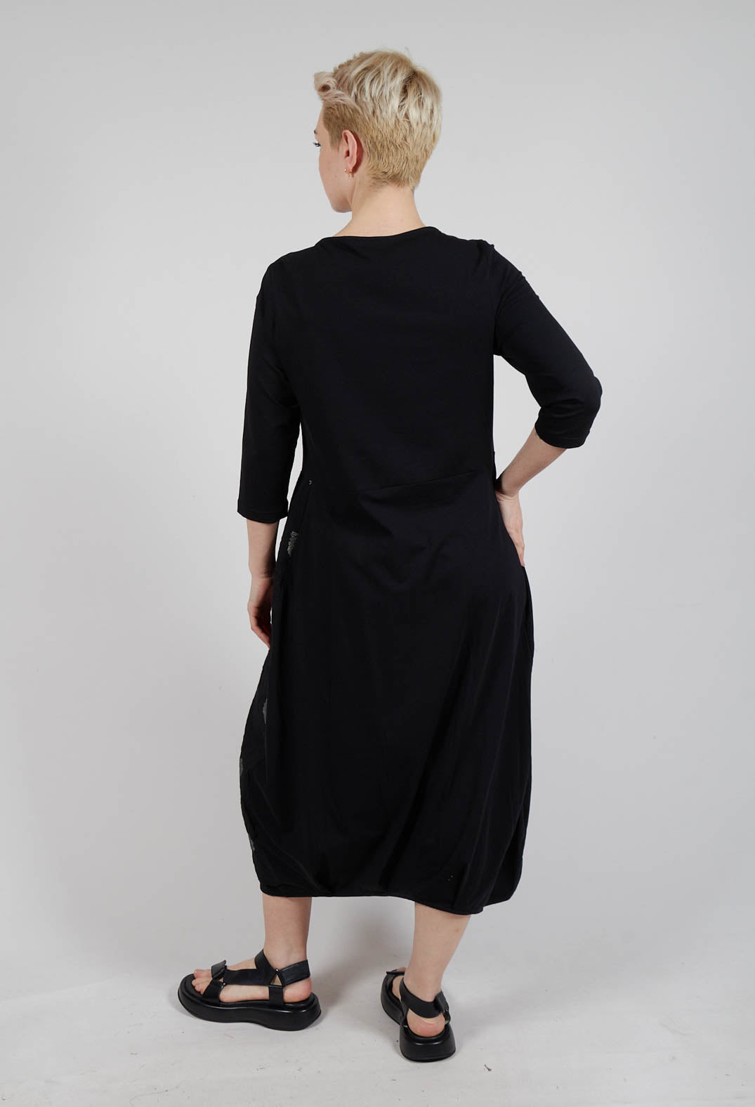 Mosso Dress in Nero