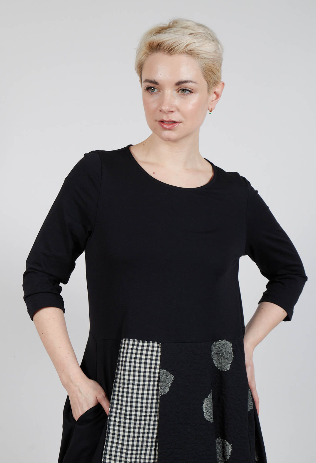 Mosso Dress in Nero