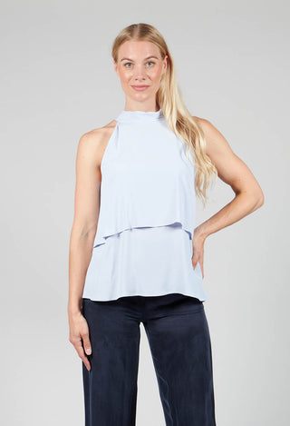Flounce Top in Hokusay Blue