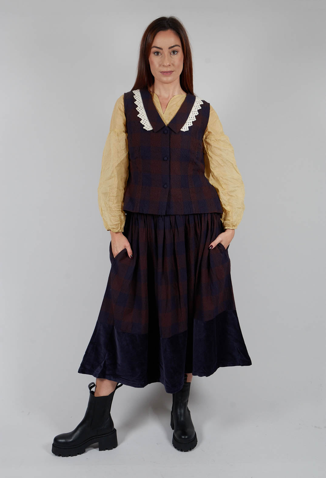 Nanna Skirt in Check