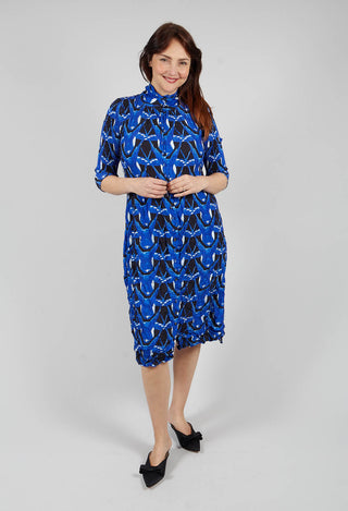 Nehru Coat Dress in Fly High