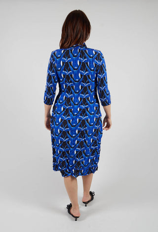 Nehru Coat Dress in Fly High