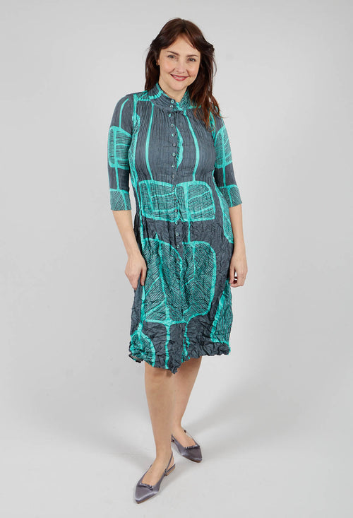 Nehru Coat Dress in Paddle