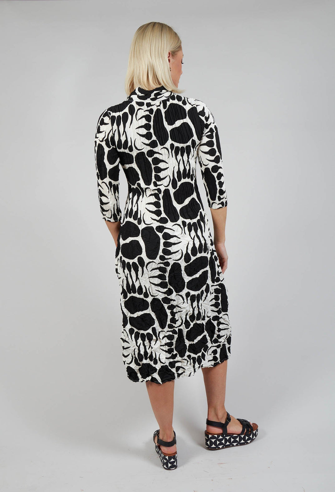 Nehru Dress in Moonbear