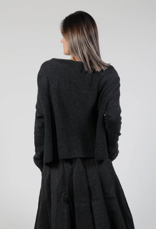 New Boat Neck WS Jumper in Slate