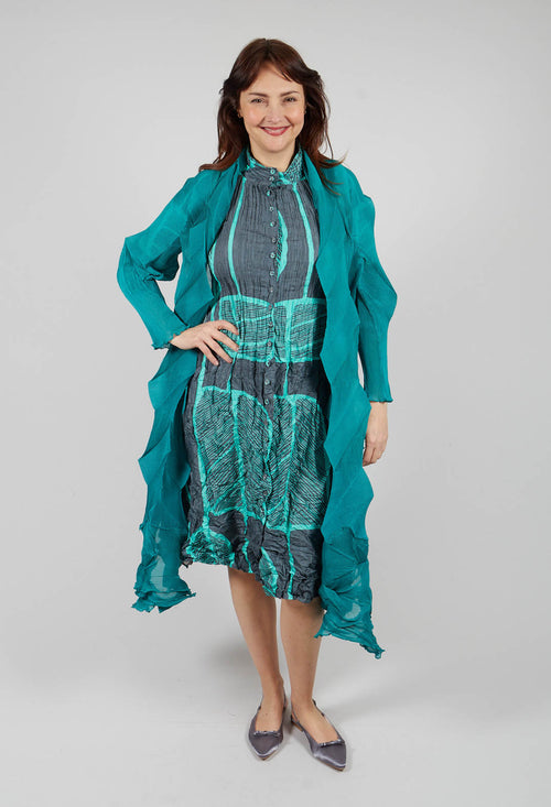 Nikki Coat in Peacock