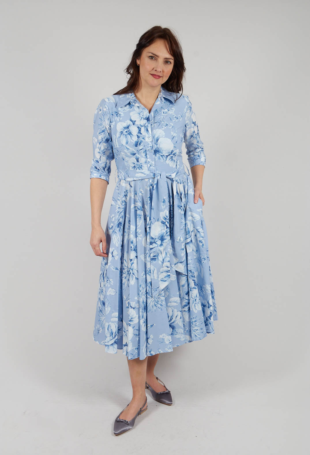 Ninni Dress in Celeste
