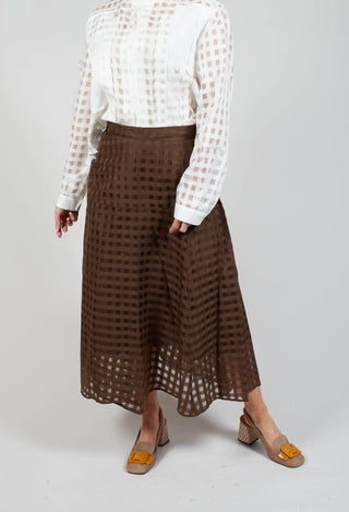 Notorious Skirt in Brown Check