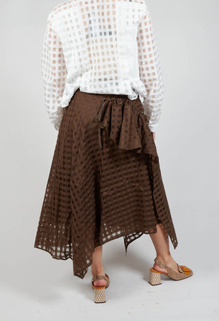Notorious Skirt in Brown Check