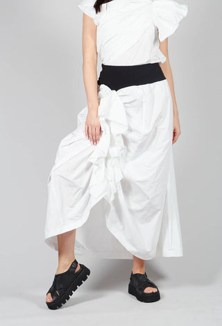 ORDI Skirt in Black with White