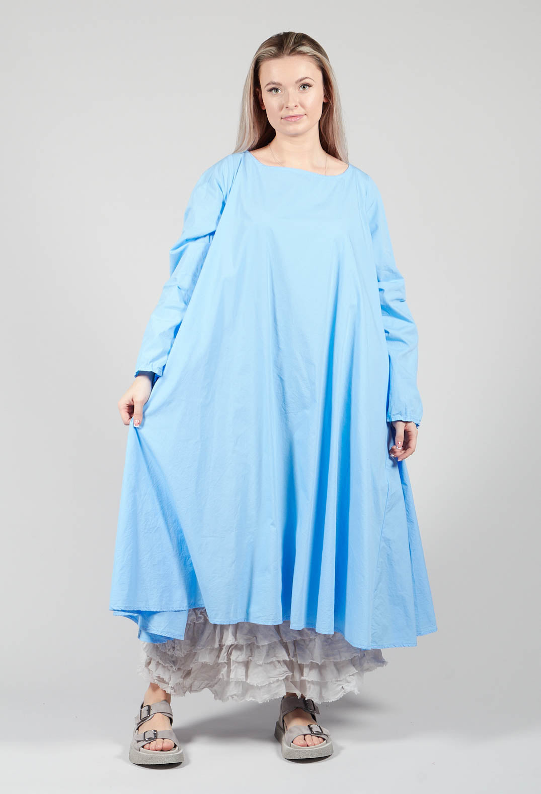 Okoikone Dress in Steinblau