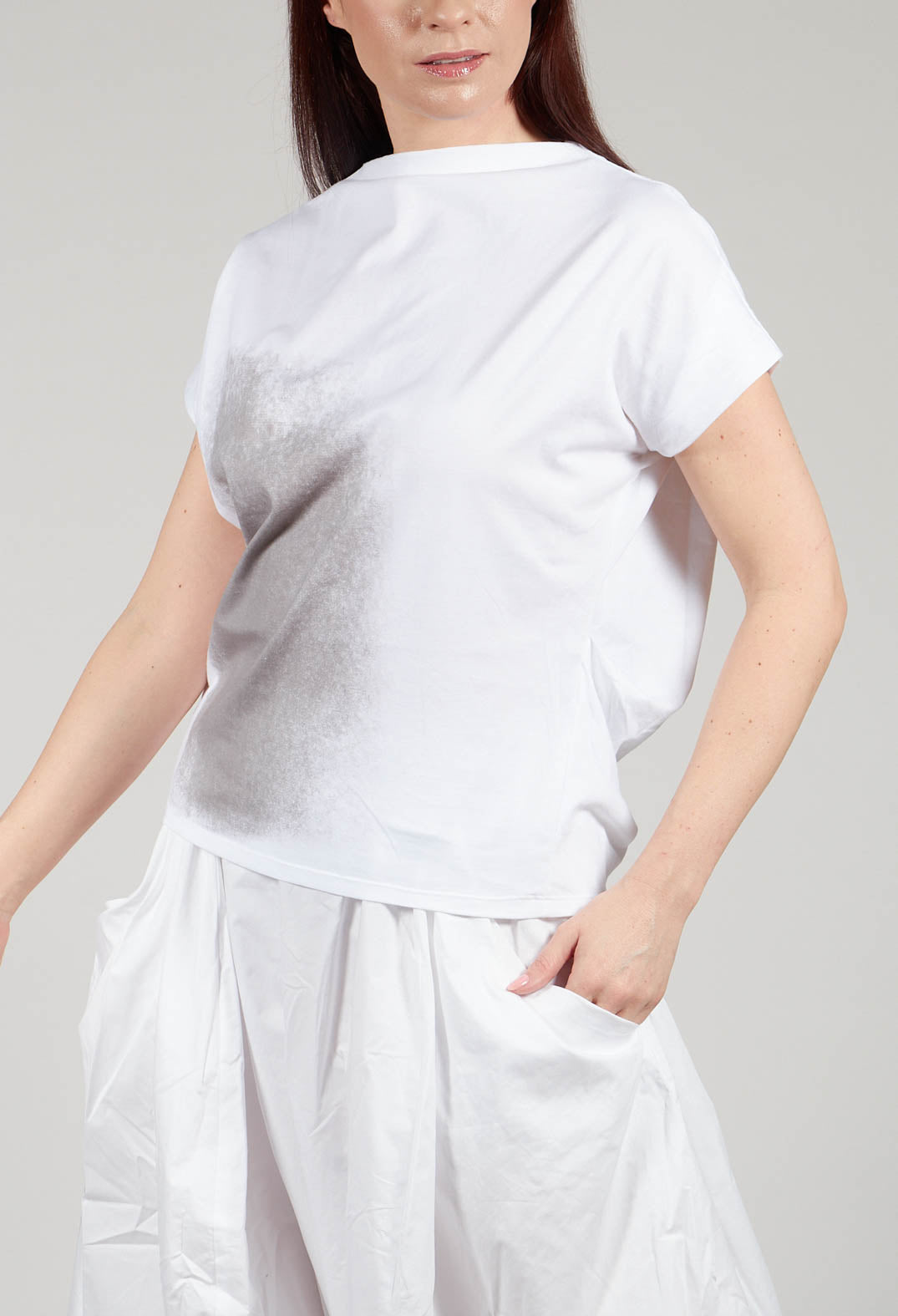 Ombre T-Shirt in White